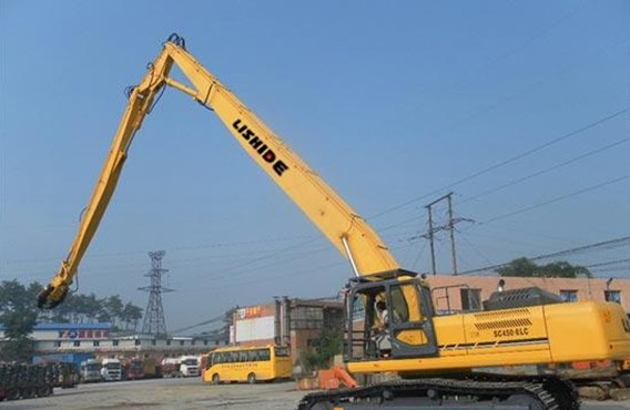 挖掘機拆樓臂、三段式加長臂、挖掘機拆樓臂廠家